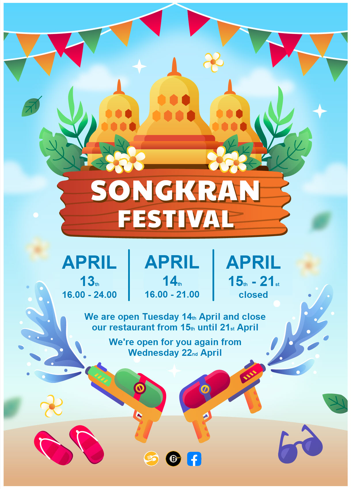 Öffnungszeiten Songkran 2026